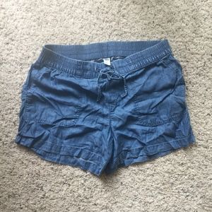 Old Navy Chambray Drawstring Shorts